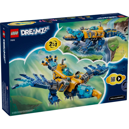 LEGO Dreamzzz 71512 Krokodilo povandeninis laivas