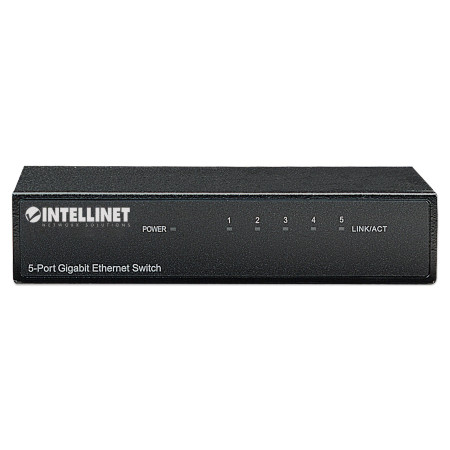 Intellinet 530378 tinklo komutatorius Gigabit Ethernet (10/100/1000) Juoda