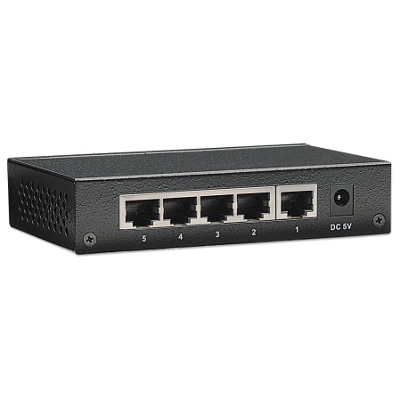 Intellinet 530378 tinklo komutatorius Gigabit Ethernet (10/100/1000) Juoda
