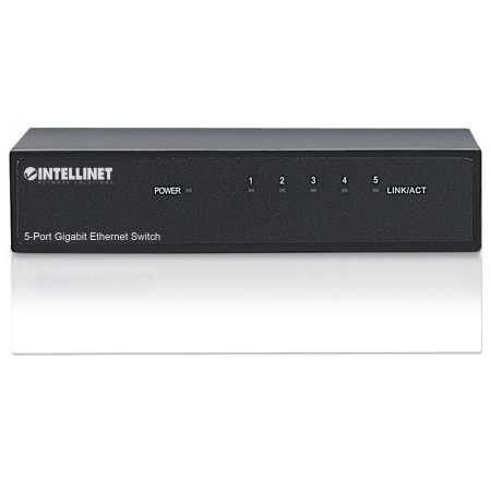 Intellinet 530378 tinklo komutatorius Gigabit Ethernet (10/100/1000) Juoda