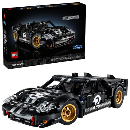 LEGO Technic 42223 1966 Ford GT40 MKII lenktynių automobilis