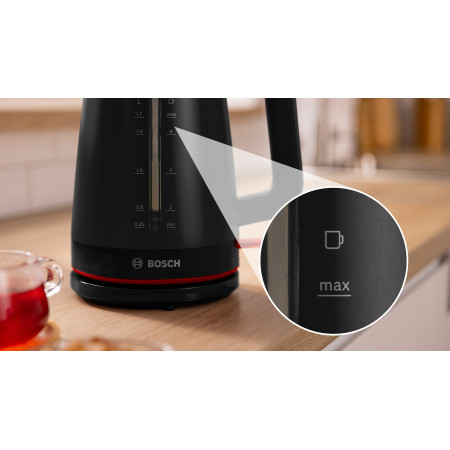 Bosch TWK3M123 elektrinis virdulys 1,7 L 2400 W juoda