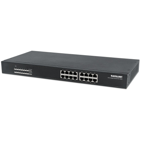 Intellinet 560993 Nevaldomas L2 Gigabit Ethernet tinklo komutatorius su PoE