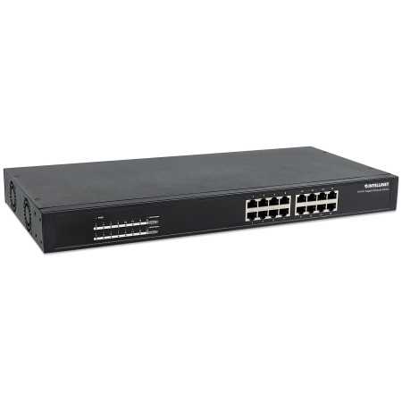 Intellinet 560993 Nevaldomas L2 Gigabit Ethernet tinklo komutatorius su PoE