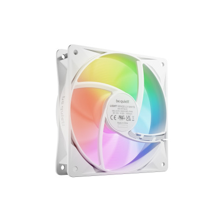 be quiet! Light Wings LX 120 mm PWM Reverse Balta Ventiliatorius
