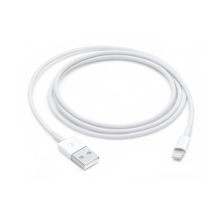 Apple USB-A - Lightning 1.0m, Baltas
