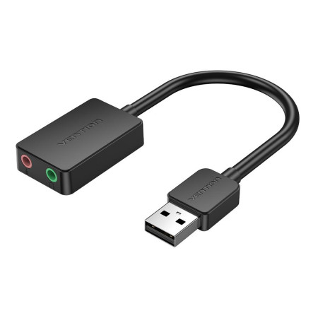 USB 2-portų garso plokštė 0.15M VENTION