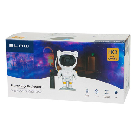 Naktinė lemputė su projekcija Astronautas Skyshow