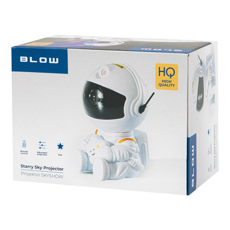 Naktinė lemputė su LED projekcija Astronautas