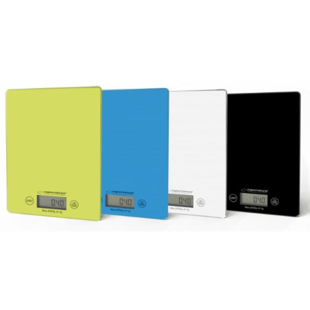 Esperanza Lemon EKS002G žalia skaitmeninė virtuvės svarstyklė