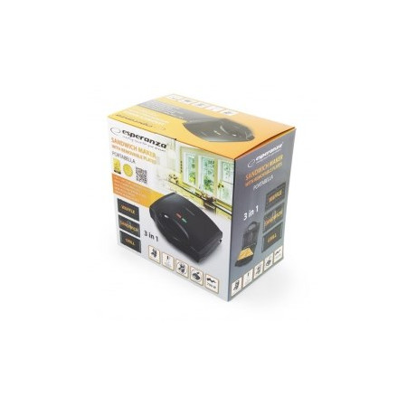 Esperanza Portobella EKT006K juoda skaitmeninė virtuvės svarstyklė