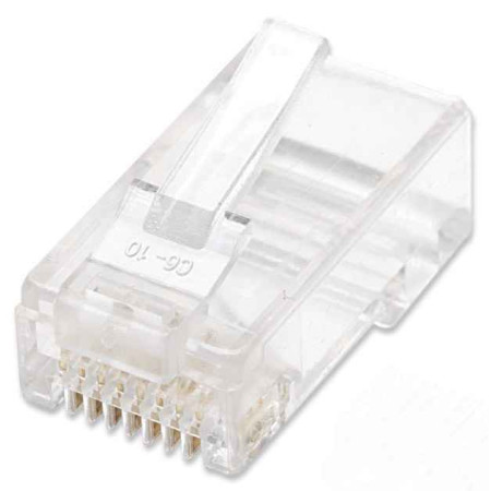 Intellinet 790055 RJ-45 jungtis Permatomas