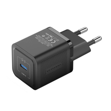 Vention 20W USB-C Sieninis Įkroviklis Juodas FEPB0-EU