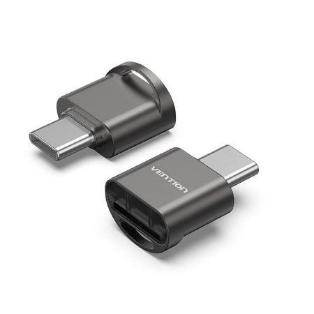Atminties kortelių skaitytuvas USB-C/MicroSD Vention