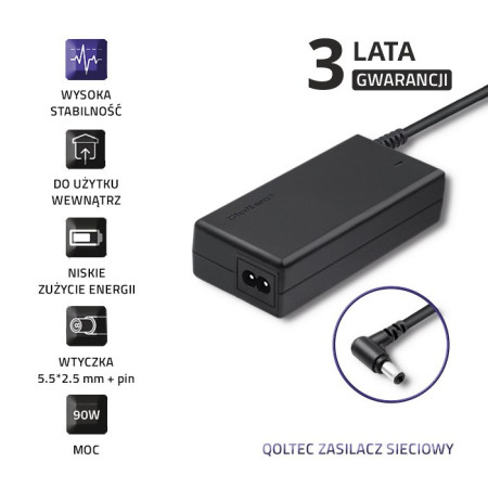Qoltec 90W Maitinimo Adapteris Toshiba