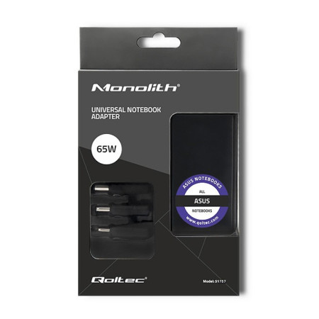 Qoltec Universalus 65W Maitinimo Adapteris