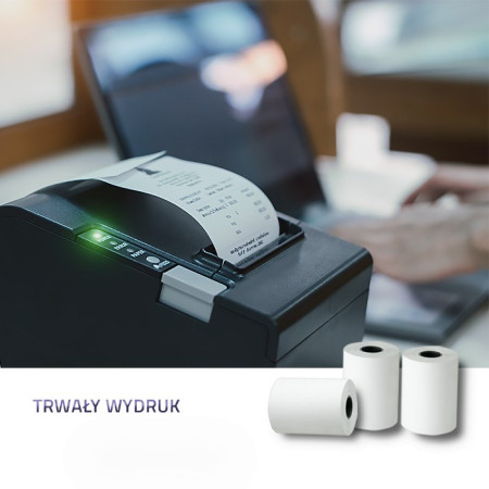 Qoltec termiškai juostos 57 x 20 | 55g/m2 | 10vnt. | BPA nemokama