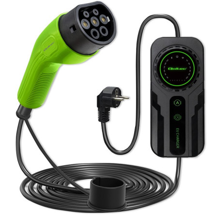 Qoltec Mobilus EV Įkroviklis 2in1 SCHUKO