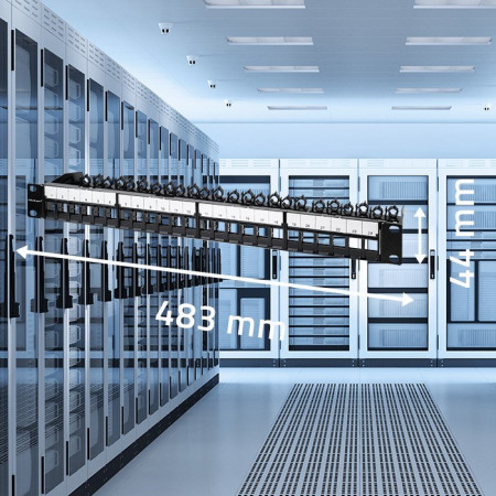 Qoltec 54516 Stalinis Patch Panelis RACK