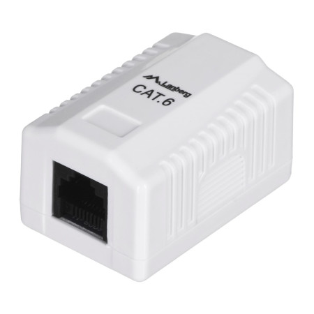 Natynkinis gniazdo kat.6 1x RJ45 baltas