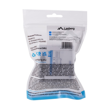 Natynkinis gniazdo kat.6 2x RJ45 baltas