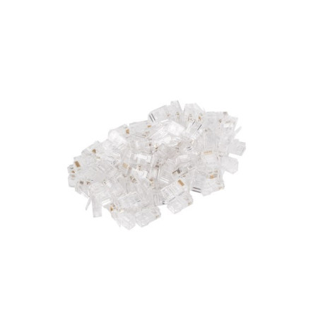 RJ45 8P8C tinklo kištukai (100 vnt.) neekranuoti kat.5e