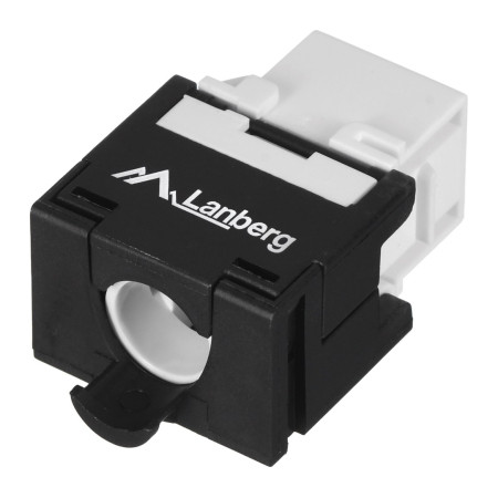 Lanberg RJ45 kat.5E UTP 180° beįrankis keystone gniazdo