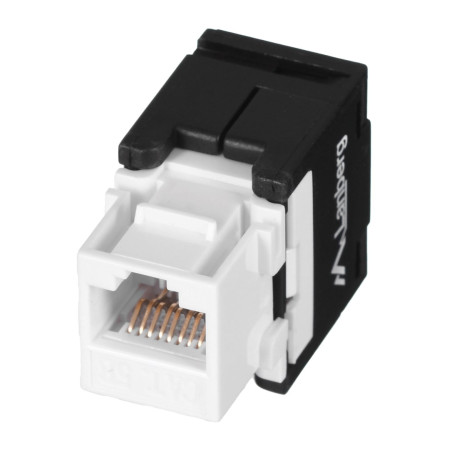 Lanberg RJ45 kat.5E UTP 180° beįrankis keystone gniazdo
