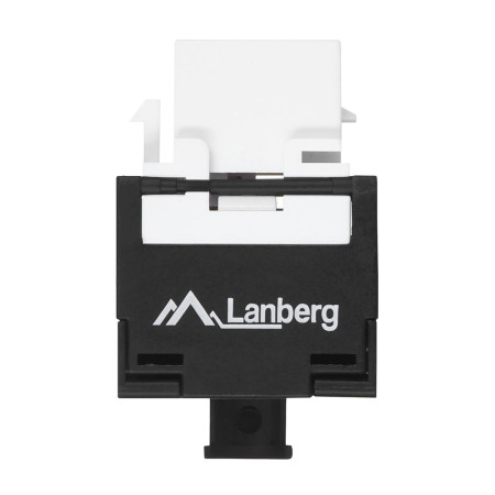 Lanberg RJ45 kat.5E UTP 180° beįrankis keystone gniazdo