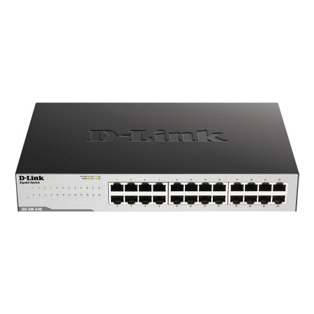 D-Link GO-SW-24G Nevaldomas L2 Gigabit Ethernet 1U juodas