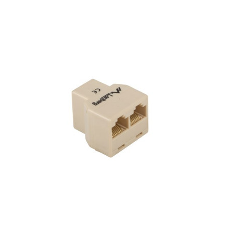 Lanberg RJ45 tinklo daliklis 1xRJ45 - 2xRJ45