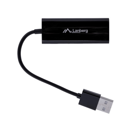 LANBERG USB 2.0 tinklo plokštė 1x RJ45 100Mb