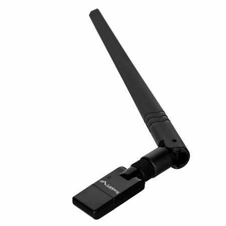 Lanberg WiFi USB 2.0 N300 Bevielė tinklo kortelė su viena vidine ir viena išorine antena