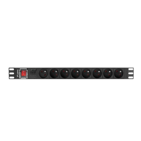 Lanberg 19" 1U 16A 7x Schuko PDU maitinimo juosta