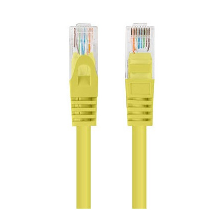 Patchcord kat.6 UTP 3m geltonas Fluke Passed Lanberg 10-Pack