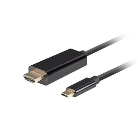 Lanberg USB-C - HDMI M/M kabelis 1m 4K 60Hz juodas