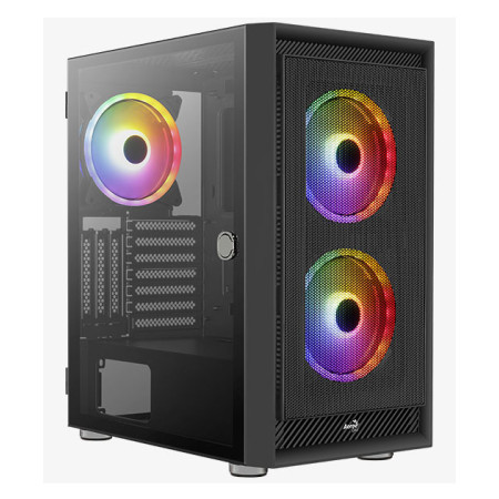 Aerocool Graphite-G-BK-v2 Midi Tower Juoda