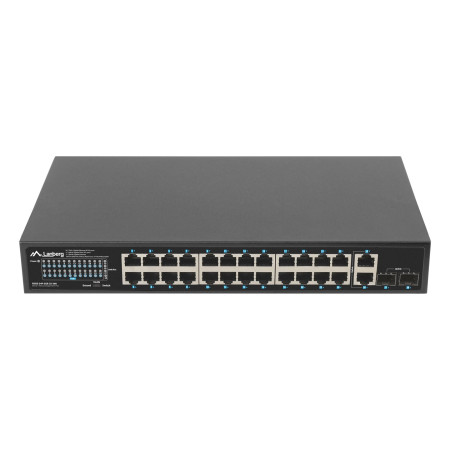 Lanberg Switch 24x 1GB PoE+/2x GB