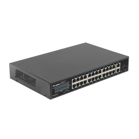 Lanberg Switch 24x 1GB PoE+/2x GB