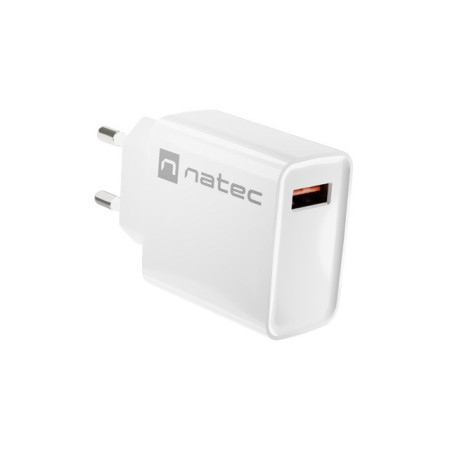 Natec Ribera 18W USB-A Balta Įkrovimo Stotelė
