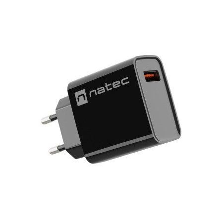 Natec Ribera 18W USB-A Juoda Įkrovimo Stotelė
