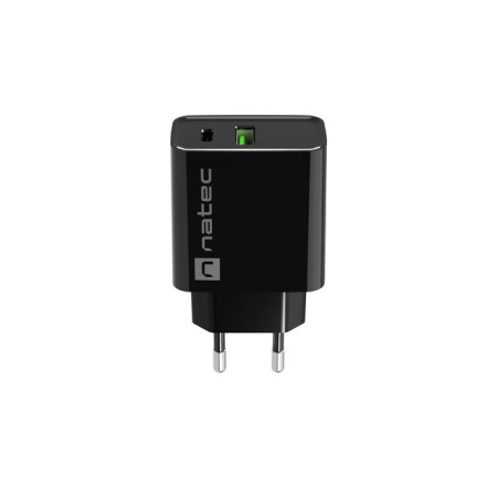 Natec Ribera 20W USB-A į USB-C Adapteris Juodas