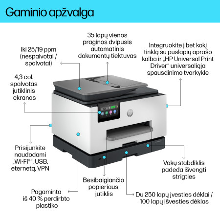 HP OfficeJet Pro Belaidis Spausdintuvas