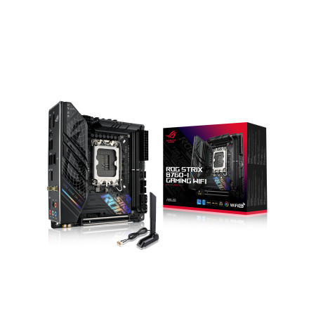 ASUS ROG STRIX B760-I GAMING WIFI pagrindinė plokštė LGA 1700 mini ITX