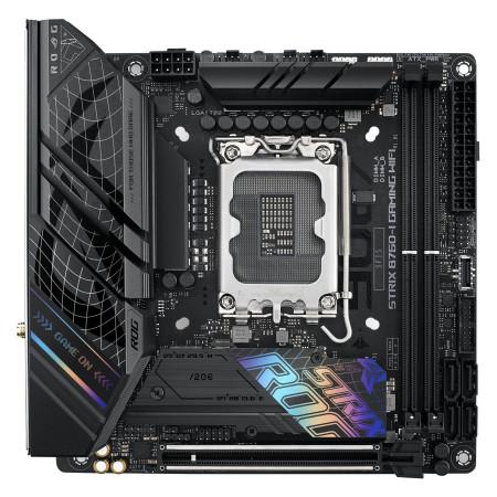 ASUS ROG STRIX B760-I GAMING WIFI pagrindinė plokštė LGA 1700 mini ITX