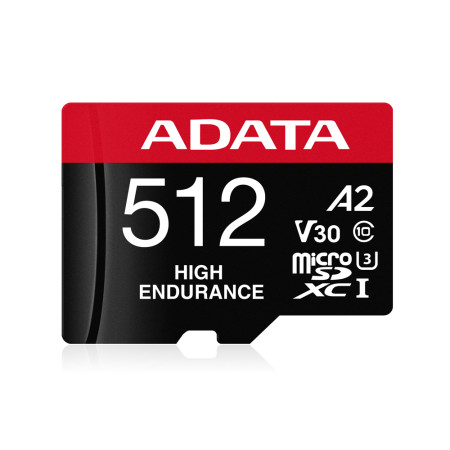 ADATA High Endurance 512 GB MicroSDXC kortelė