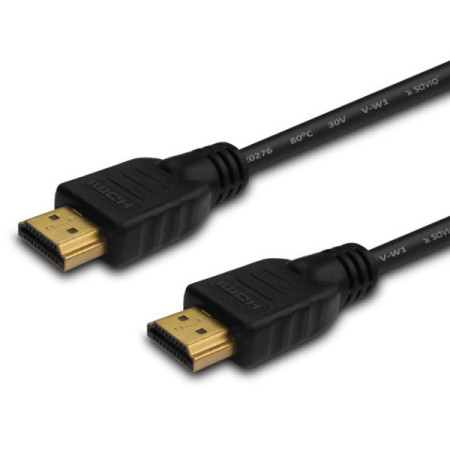 HDMI kabelis (M) 20m, juodas, auksiniai galai, v1.4 high speed, ethernet/3D, CL-75