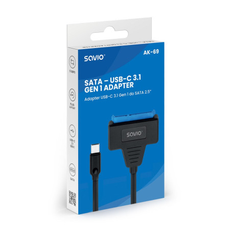 SAVIO AK-69 USB-C 3.1 Gen 1 adapteris
