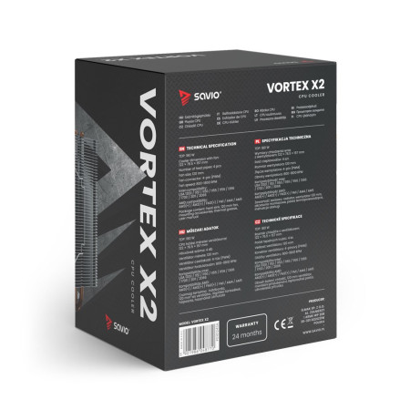 Savio Vortex X2 aušintuvas