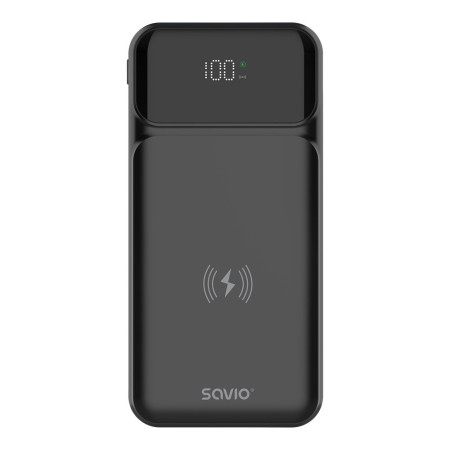 Savio BA-09 10000 mAh belaidis power bankas